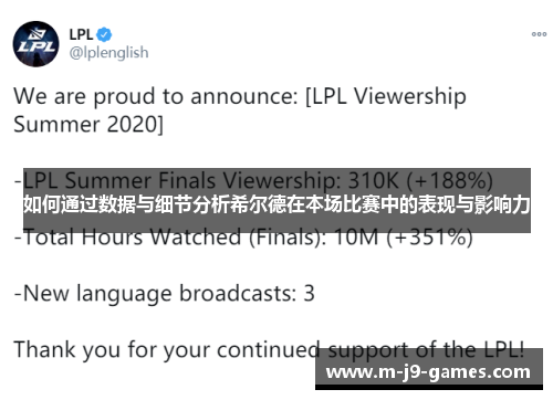 如何通过数据与细节分析希尔德在本场比赛中的表现与影响力